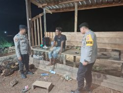 Personel Polsek lamandau melaksanakan sambang kerumah warga