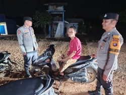 Personil Polsek lamandau melaksanakan sambang dengan warga masyarakat