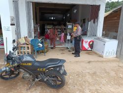 Piket Polsek Delang Sambang Ke Masyarakat Pedagang
