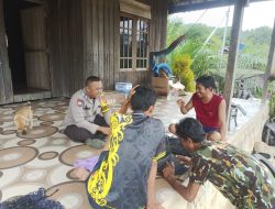 Bhabinkamtibmas Sambang ke Rumah Warga