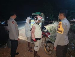 Personel Polsek lamandau melaksanakan sambang kerumah warga