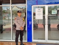 Personel Piket Polsek Sematu Jaya Laksanakan Giat Patroli Objek Vital