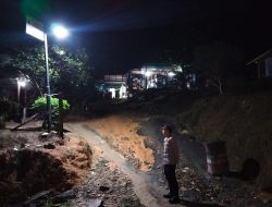 Piket Polsek Delang melaksanakan giat patroli Malam