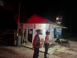 Sat Samapta Polres lamandau laksanakan patroli di Kantor PLN
