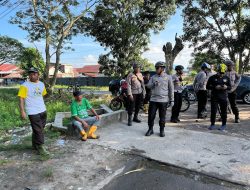 Jaga Kamtibmas, Polres Kotim Gelar Patroli Dialogis Menggunakan Sepeda