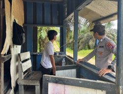 Patroli Polsek lamandau Patroli dan Sambang Pos Satpam Perusahaan