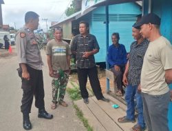 Antisipasi Gangguan Kamtibmas, Polsek Katingan Tengah Gencar Sambang Masyarakat