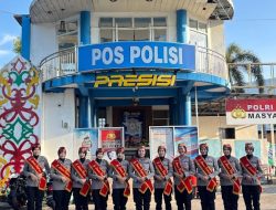 Patroli Dialogis, Polwan Rumkit Bhayangkara Polda Kalteng Sambangi Masyarakat di Car Free Day.
