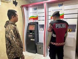 Piket Samapta melaksanakan Patroli di Objek-objek Vital Bank ATM