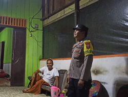 Personel Piket Polsek Delang melaksanakan sambang kemasyarakat