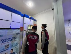 Piket Samapta melaksanakan Patroli di Objek-objek Vital Bank ATM