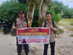Bhabinkamtibmas Polsek Katingan Hilir  Polres Katingan Melaksanakan kegiatan Sosialisasi Radikalisme dan Terorisme.