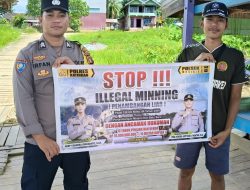 Polsek Tws Garing dan Pulau Malan rutin sosialisasi larangan ilegal Logging dan Meaning.