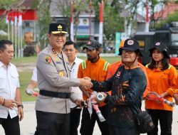 Siap Hadapi Karhutla, Kapolda Kalteng Hadiri Apel Gelar Personil dan Sarpras Penanganan Darurat Karhutla Di Kantor Gubernur