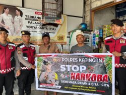 Ciptakan Situasi Aman, Samapta Polres Katingan Rutin Patroli