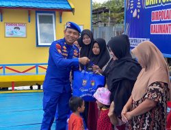 Dirpolairud Berikan Bantuan Sosial Kepada Warga Desa Palangkau Lama