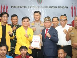 Bersama Forkopimda, Kapolda Kalteng Dampingi Gubernur Audiensi Bersama BEM Se- Kalteng