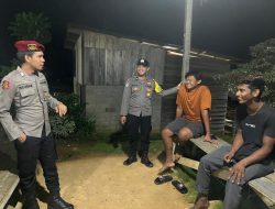 Piket Polsek Lamandau Sosialisasikan Penanggulangan Premanisme Berkedok Ormas