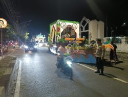 Polresta Palangka Raya Amankan Titik Finish Pawai Muharam 1447 H di Tugu Soekarno
