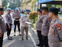 Polresta Palangka Raya Awali Pelaksanaan Tugas Dengan Menggelar Apel Satfung