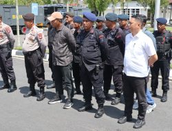 Pimpin Apel Kesiapan PAM Aksi Massa, Kabagops Polresta Sampaikan Sejumlah Arahan