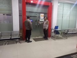 Anggota Polsek Bukit Batu Pantau Kamtibmas dan Datangi Bank Kalteng