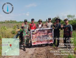 Cegah Karhutla di Kalampangan, Polsek Sabangau Gencarkan Patroli