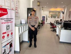 Satpamobvit Polresta Palangka Raya Tingkatkan Pengamanan Objek Vital Perbankan