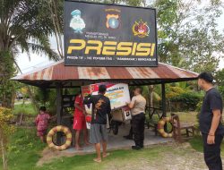 Optimalkan Program Bajaka Presisi, Satbinmas Polresta Palangka Raya Serahkan Perpustakaan Mini ke Polsek Rakumpit