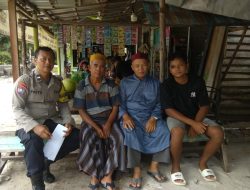 Sosialisasi Maklumat Kapolda, Bhabinkamtibmas Polsek Bukit Batu Ingatkan Larangan Bakar Lahan