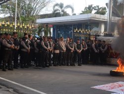 Jaga Kamtibmas Wilkum, Polresta Palangka Raya Lakukan Pam Aksi Damai SEMMI Kalteng