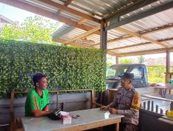 Piket Polsek Lamandau Silaturahmi Ke Pedagang