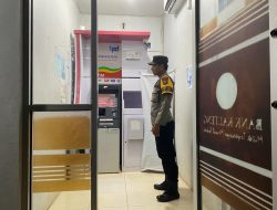 Piket Polsek Patroli dimalam hari ke Perbankan Atm