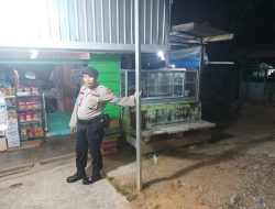 Piket Polsek Delang melaksanakan giat patroli dimalam hari
