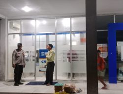 Polsek Bulik Patroli Sambangi Satpam Bank BRI