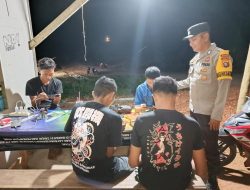 Piket Polsek Lamandau Sambang Anak-anak Yang Nongkrong