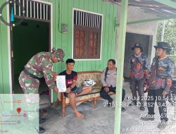 Cegah Karhutla, Bhabinkamtibmas dan MPA Kelurahan Kereng Bangkirai Gelar Patroli Bersama
