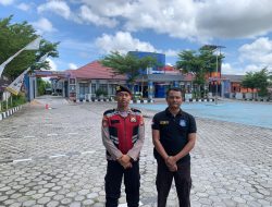Patroli Kamtibmas Akhir Pekan, Satsamapta Polresta Palangka Raya Cek Keamanan Kanwil Kemenkum Kalteng