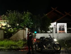 Jaga Keamanan, Satsamapta Polresta Palangka Raya Patroli ke Komplek Perumahan