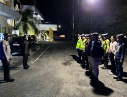 Polresta Palangka Raya Gelar Apel Kesiapan Jelang Patroli Harkamtibmas