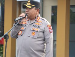 Amanat Apel Pagi, Kapolresta Palangka Raya Ingatkan Personel Jaga Kondisi di Tengah Cuaca Ekstrem