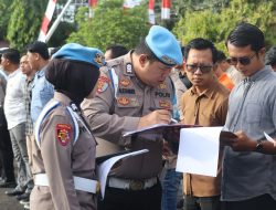 Waspers Apel Pagi, Sipropam Polresta Palangka Raya Cek Absensi Personel Seluruh Satfung