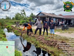 Cegah Karhutla, Polsek Sabangau Bersama TSAK Gelar Patroli Terpadu di Kelurahan Sabaru