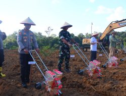 Polres Katingan Laksanakan Penanaman Jagung Serentak Kuartal III