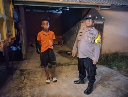 Piket Polsek lamandau melaksanakan Silaturahmi ke masyarakat