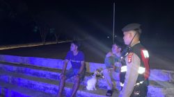 Sat Samapta Polres Lamandau Patroli Malam Hari, Jaga Kamtibmas dan sambang sejumlah Tempat