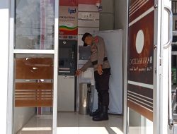 Piket Polsek Patroli dimalam hari ke Perbankan Atm