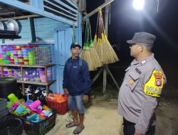Piket Polsek lamandau melaksanakan Silaturahmi ke masyarakat