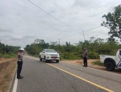 *Antisipasi Laka Lantas,* Satlantas Polres Katingan laksanakan patroli ke titik-titik lokasi rawan laka lantas.