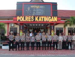 Tim Supervisi Aslog Mabes Polri Lakukan Pengecekan Data Ranmor dan Senpi di Polres Katingan